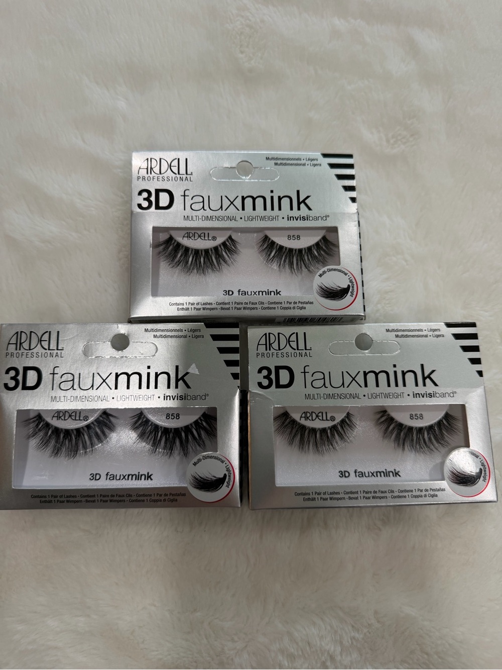 Ardell faux mink lashes 858 BUNDLE